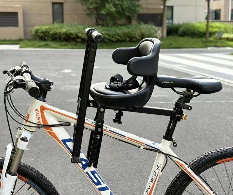 padded child bike safety seat with high back and five-point harness Bowlift
