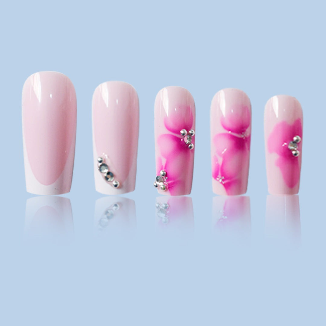 Floral Art Press-On Nail Set Acalora