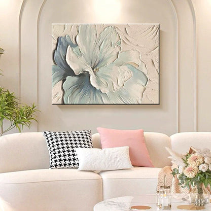 3D Floral Relief Wall Art