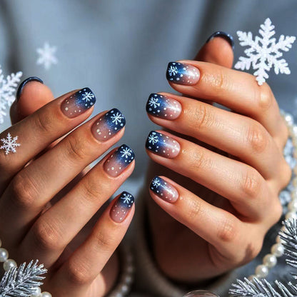 Seasonal Snowflake Nail Art Acalora