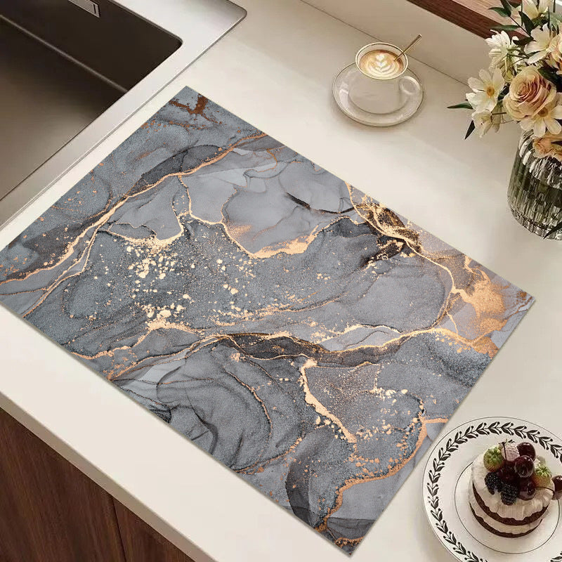 Abstract Geometric Kitchen Mat Acalora