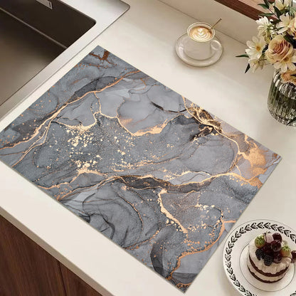 Abstract Geometric Kitchen Mat Acalora