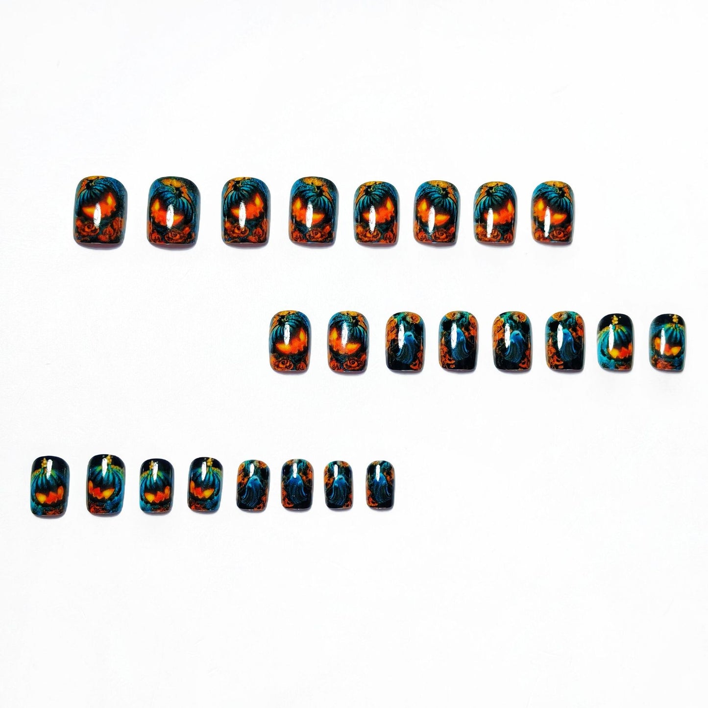 Festive Halloween-Themed 3D Nail Art Acalora