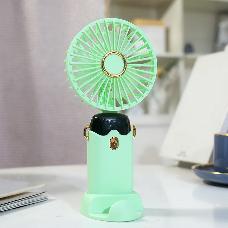 Women's Portable Handheld Fan with USB Charging Function and Powerful Airflow Karnz