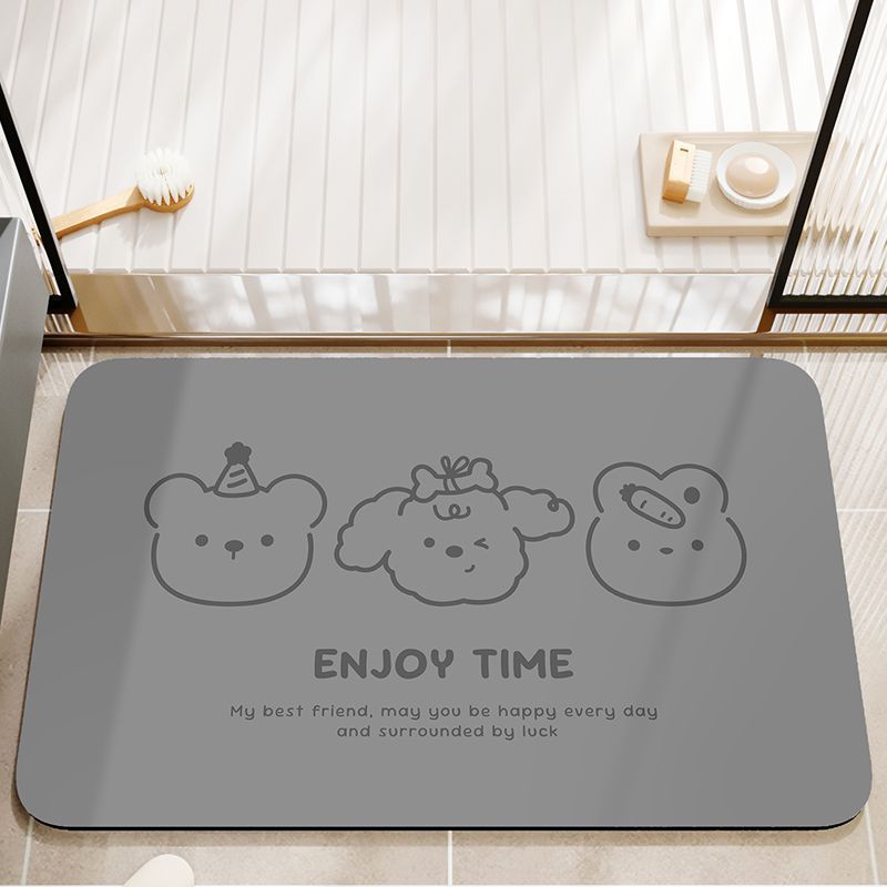 Cute Cartoon Animal Bath Mat