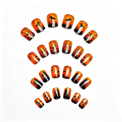 Halloween Haunted House Nail Art Acalora