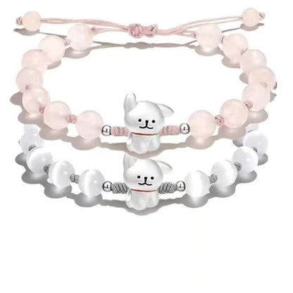 Adjustable Cute Dog Charm Bracelet Acalora