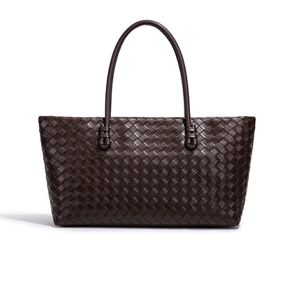 Woven Leather Tote Bag Acalora