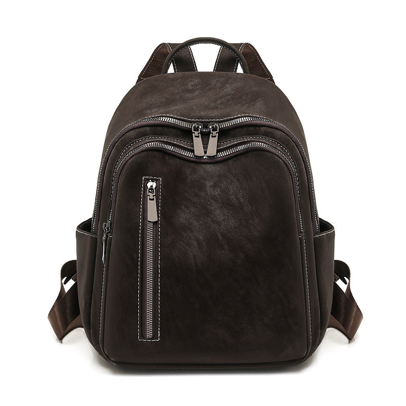 Stylish Leather Backpack Acalora