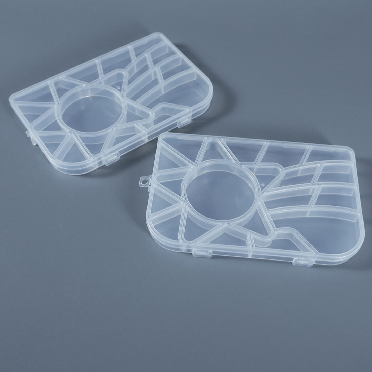 Clear Multi-Section Craft Organizing Box Acalora