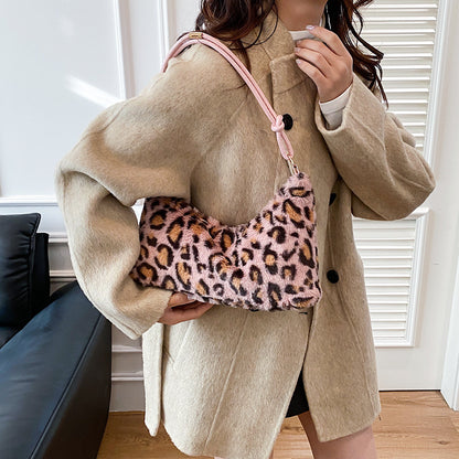 Chic Faux Fur Crossbody Bag Acalora
