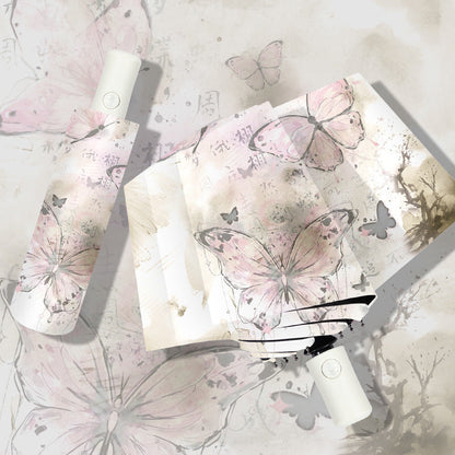 Ladies' Automatic Umbrella with Butterfly Design Karnz