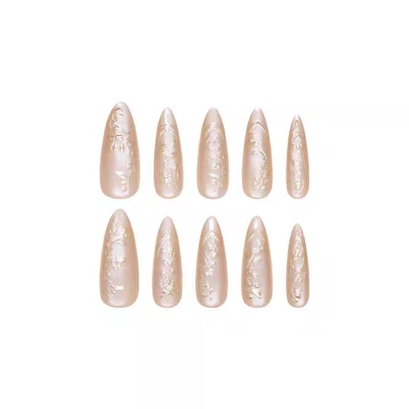 Artistic Sculpted Press-On Nails Acalora
