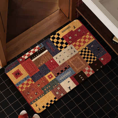 Decorative Star-patterned Bath Mat