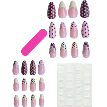 Decorative Press-On Nail Art Set Acalora