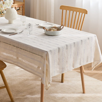 Elegant Woven Table Cover