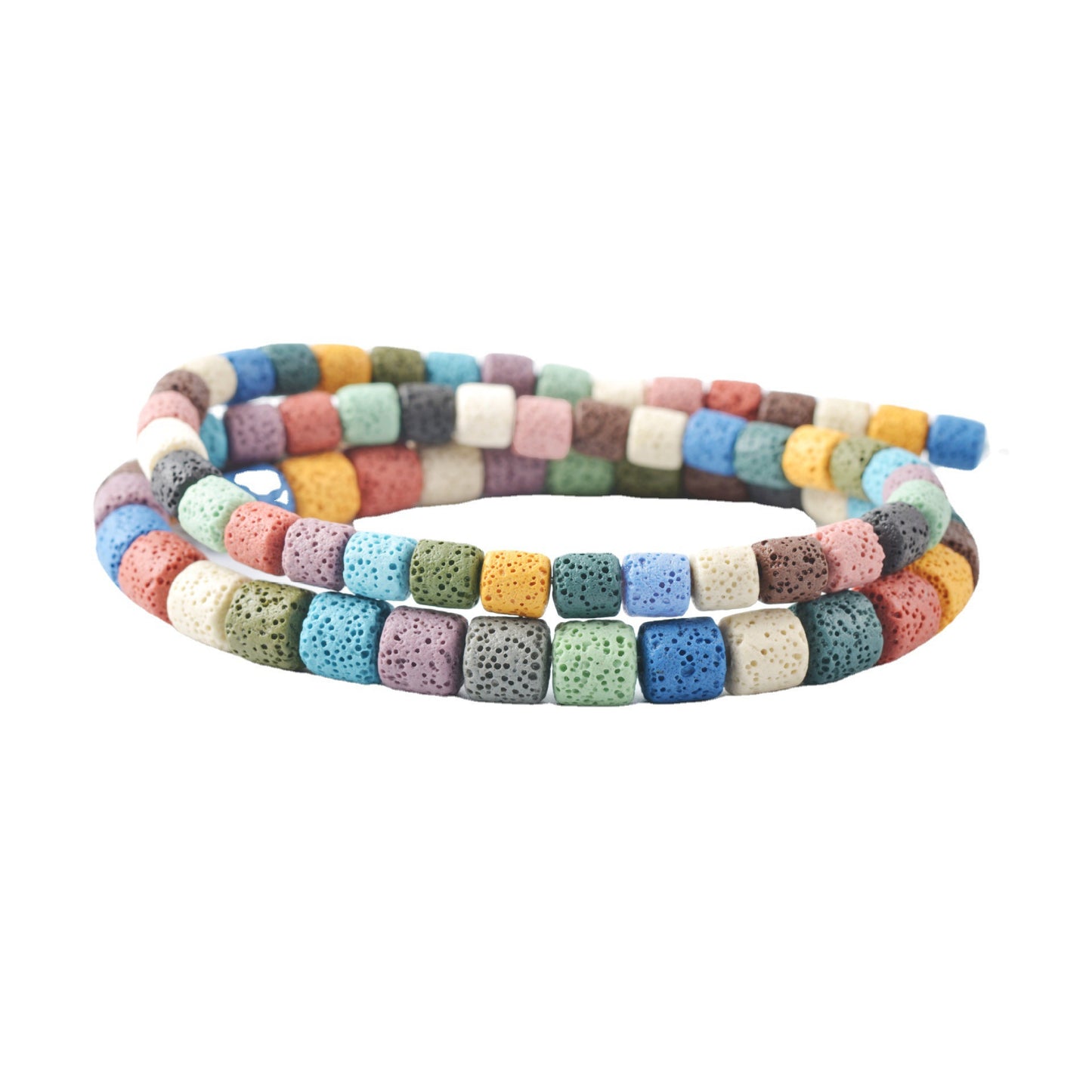 Natural Lava Stone Bead Necklace Acalora