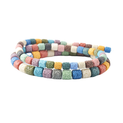 Natural Lava Stone Bead Necklace Acalora