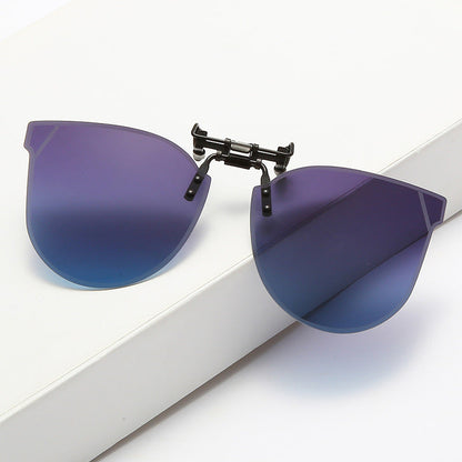 Women's fashionable sunglasses in a futuristic design with mirrored lenses Karnz