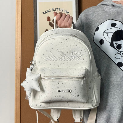 Star-Embellished Mini Backpack Acalora