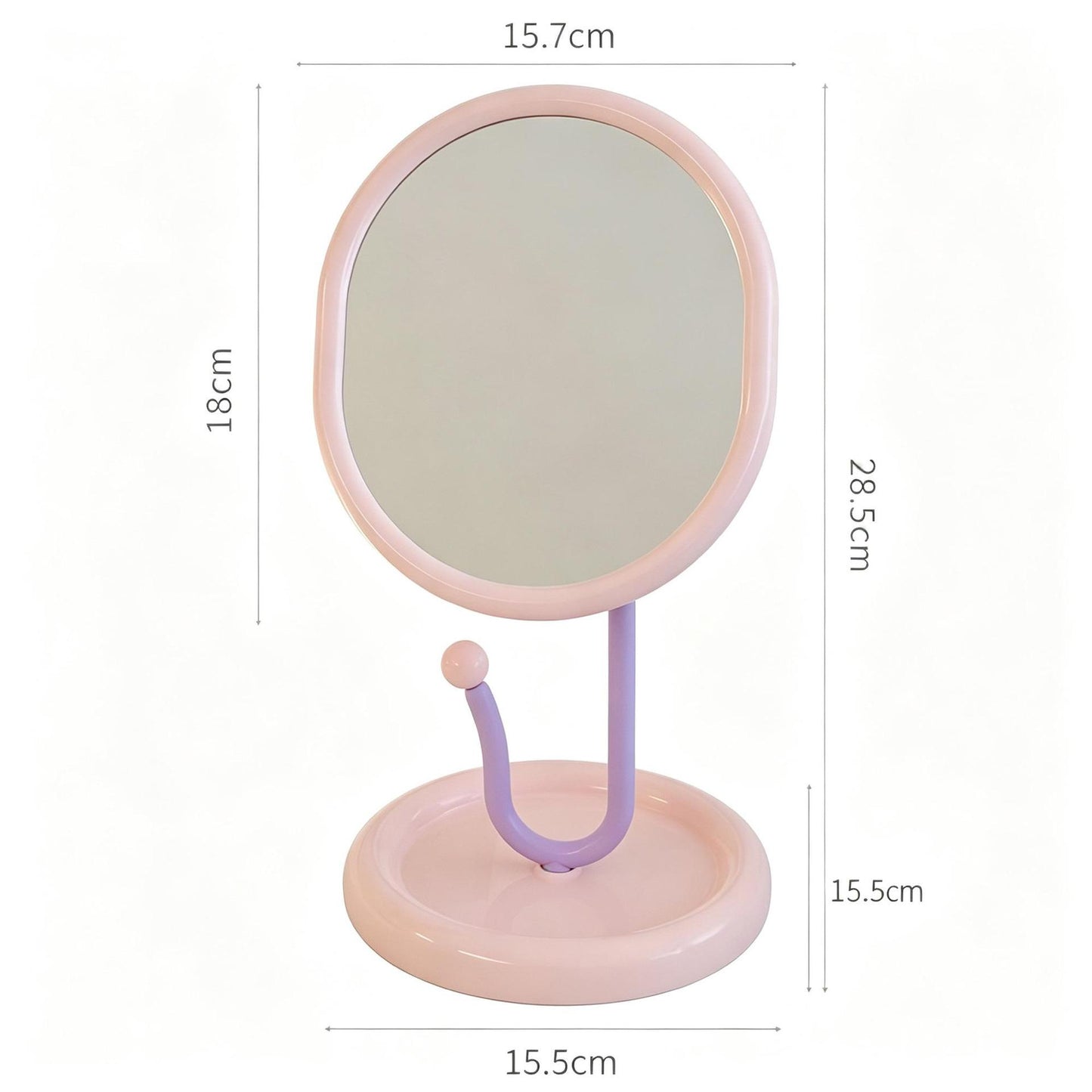 Adjustable Standing Vanity Mirror