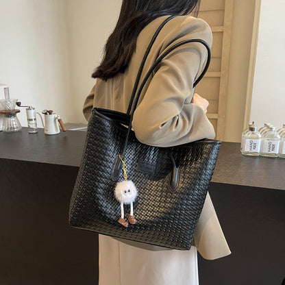 Woven Patterned Shoulder Bag Acalora