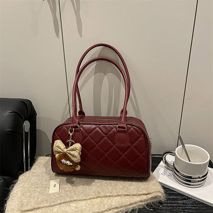 Quilted Faux Leather Handbag Acalora