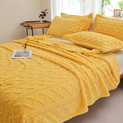 Textured Decorative Throw Blanket