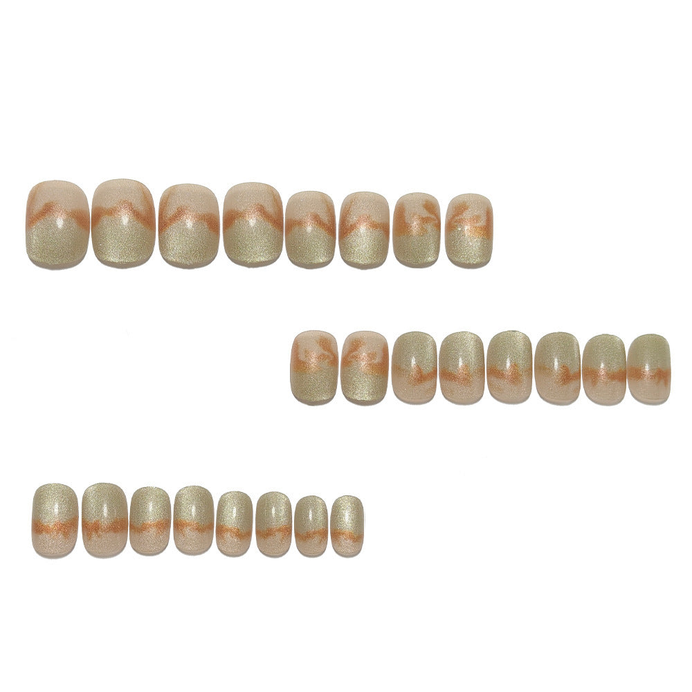 Artificial nails in modern marble design Acalora