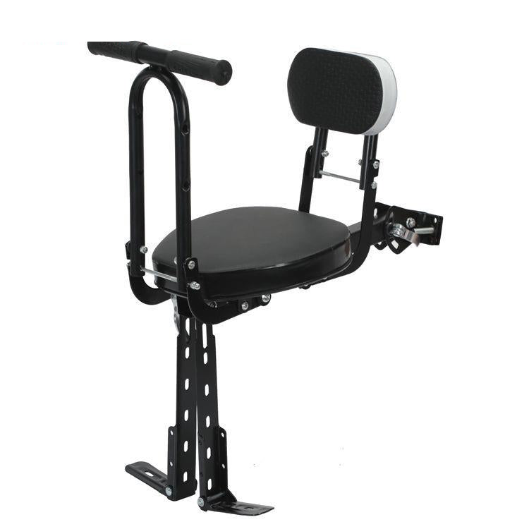 detachable padded bicycle passenger seat with adjustable backrest and reinforced mounting bracket Bowlift