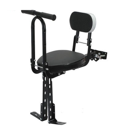 detachable padded bicycle passenger seat with adjustable backrest and reinforced mounting bracket Bowlift