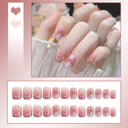 Floral Design Press-On Nails Acalora