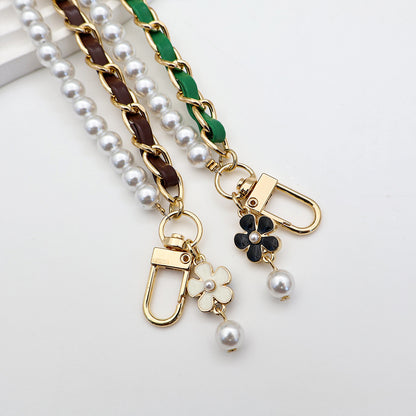 Stylish Pearl-Embellished Eyewear Chain Acalora