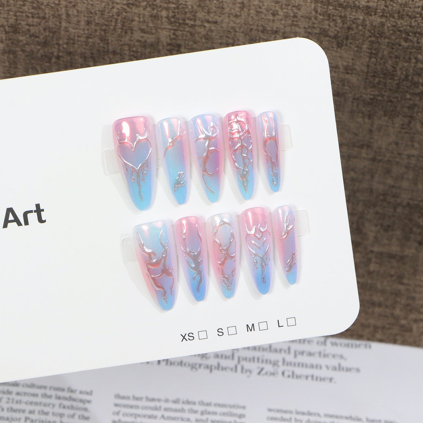 Artistic Nail Art Set with Unique Designs Acalora