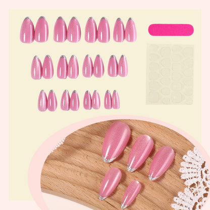Glittering Press-On Nail Set Acalora