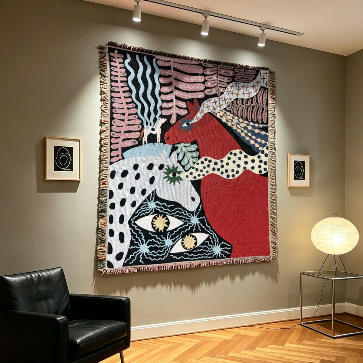 Artistic Tapestry Throw Blanket