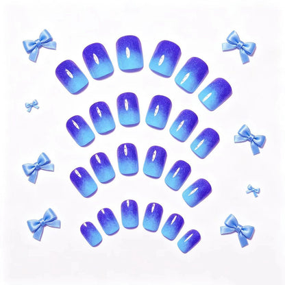 Gradient Sparkle Nail Art Acalora