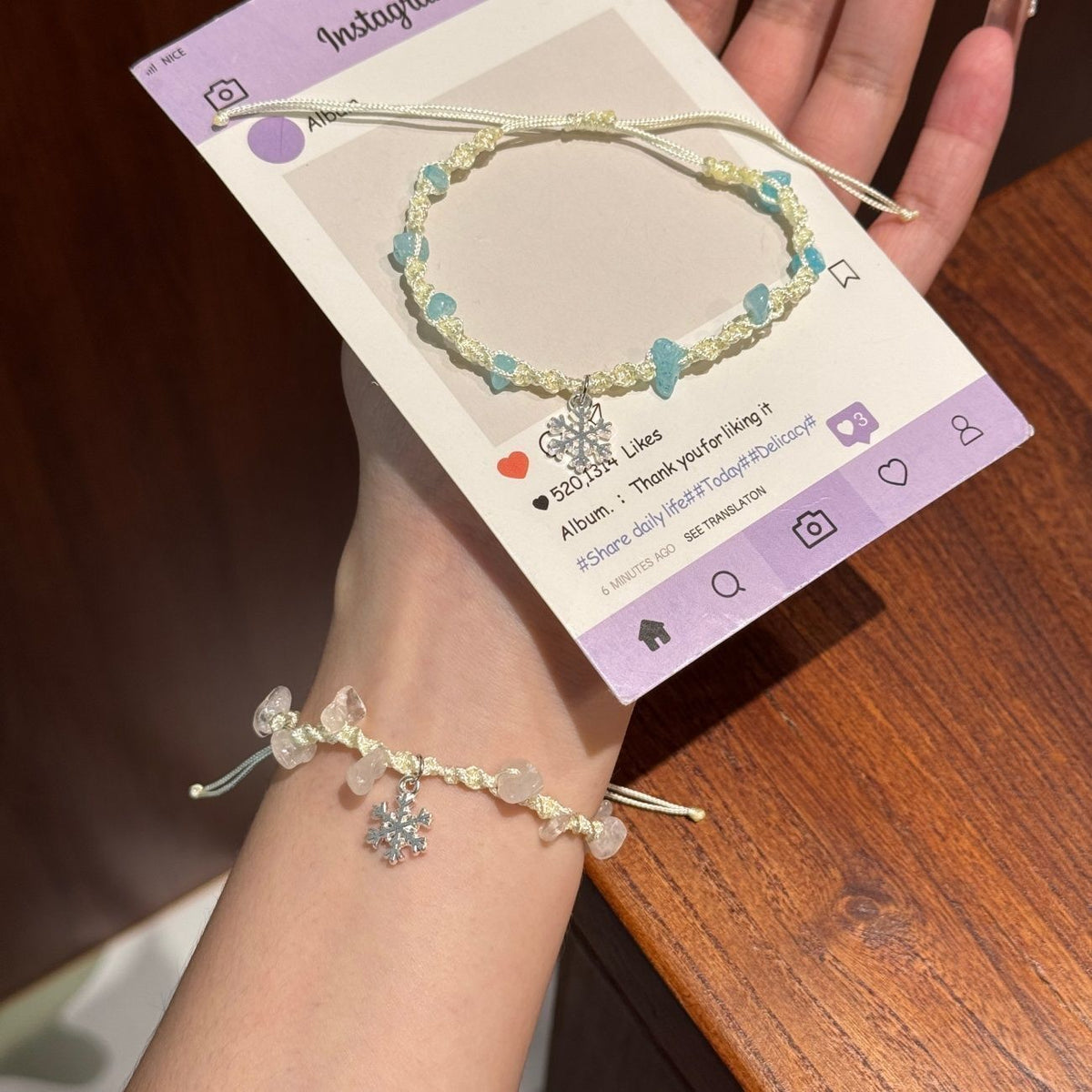 Crystal Charm Bracelet Acalora