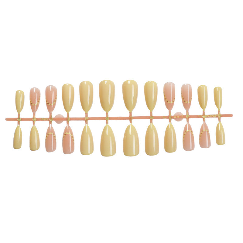 Elegant Natural Finish Press-On Nail Set Acalora