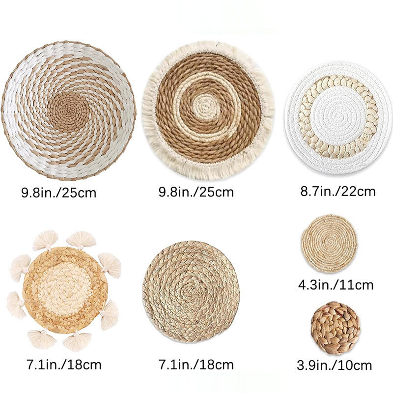 Round Tablecloth Made of Natural Materials Acalora
