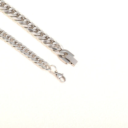 Stylish Chunky Braided Chain Bracelet Acalora