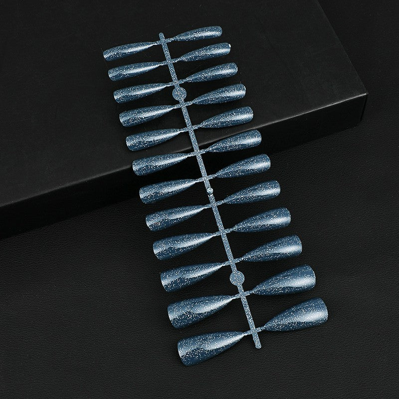 Glittering artificial nails in elegant design Acalora