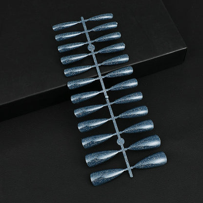 Glittering artificial nails in elegant design Acalora