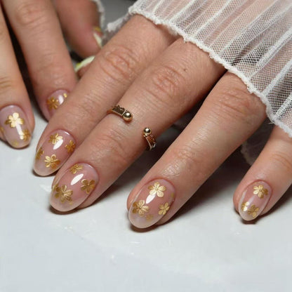 Artificial nails with elegant floral pattern Acalora