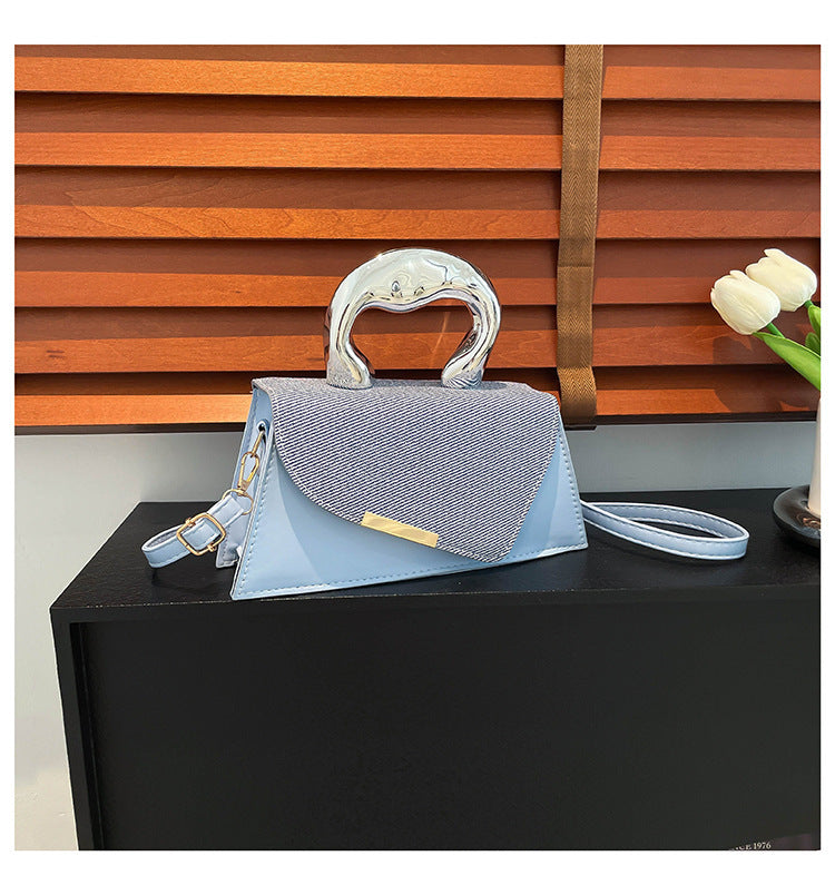 Stylish Geometric Structured Handbag Acalora