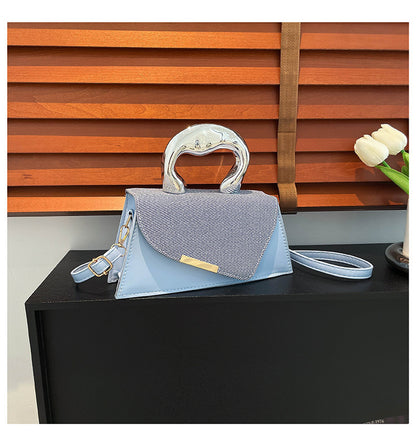 Stylish Geometric Structured Handbag Acalora