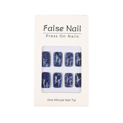 Artificial nails in elegant marble design Acalora