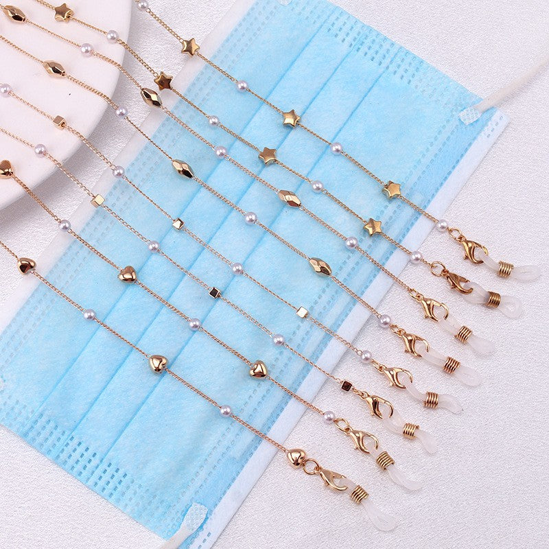 Heart Pendant Eyewear Chain Acalora