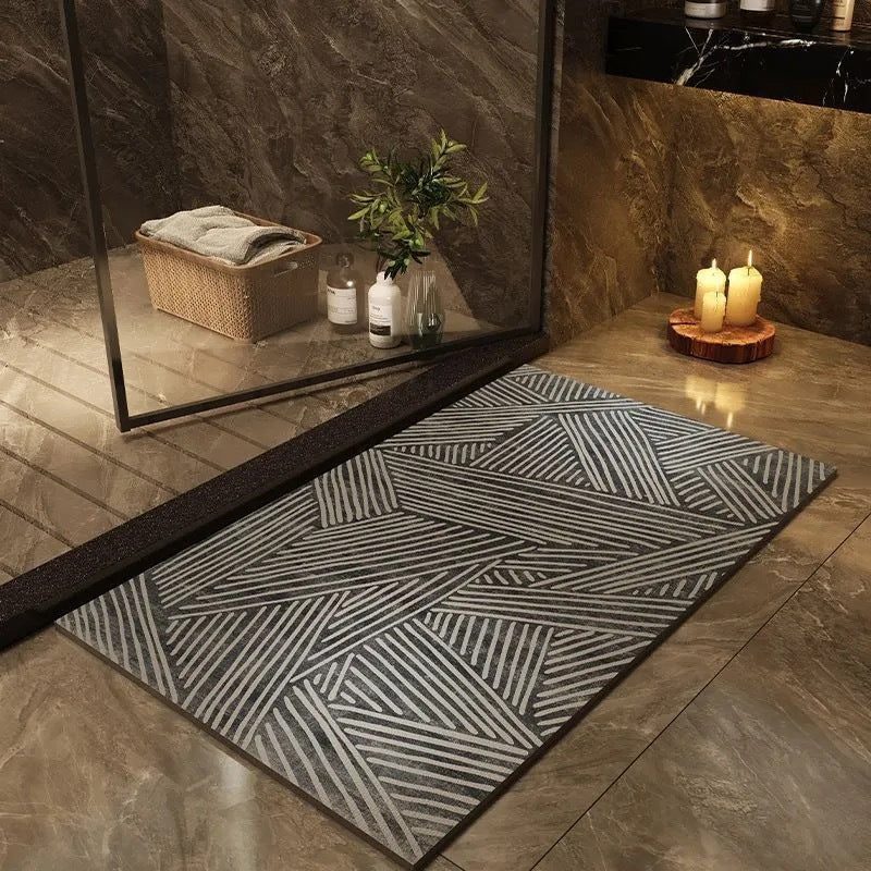 Modern Geometric Bath Mat