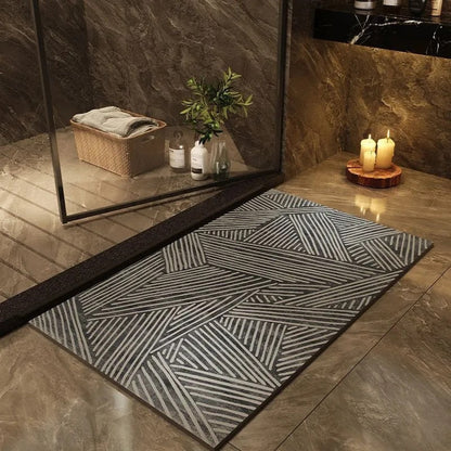 Modern Geometric Bath Mat